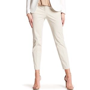 Theory cotton twill ankle trouser